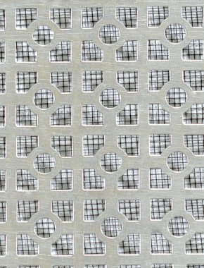 Moroccan stainless 1X1m with black backing mesh 0