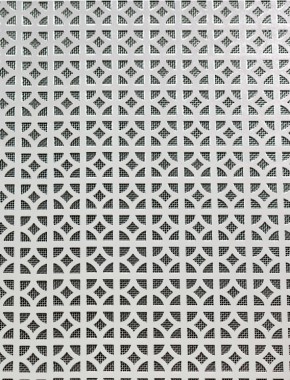 Ockley Silver anodised 1X1m with stainless backing mesh 1