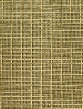 Crimped mesh 1X.665 25 X 8 SS3042 SQUAREBRASSmesh 1