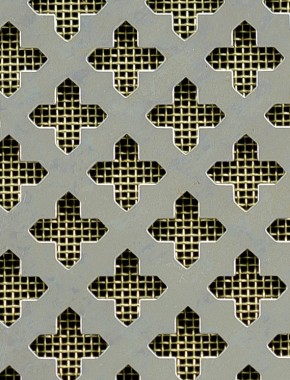 Small Cross stainless 1X1m with brass backing mesh cut to size 0