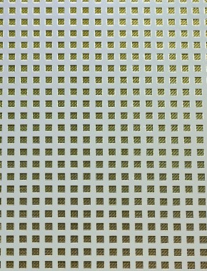 Chartham Silver anodised 2 X 1m with brass backing mesh 1