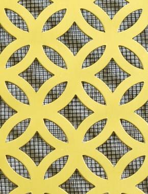 Inner Circle Gold anodised 2 X 1m with black backing mesh