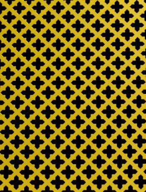 Fancy Cross Gold anodised 2 X 1m with no backing mesh 1
