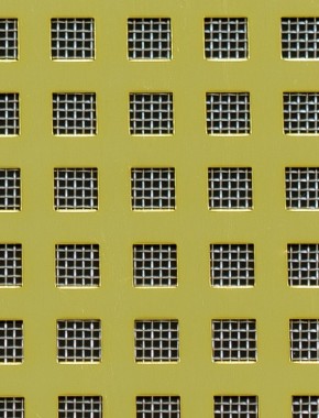 Chartham Gold anodised 1X1m with stainless backing mesh