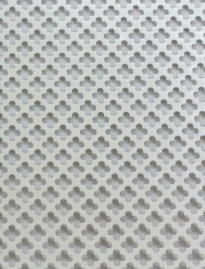 Large Club Silver anodised 1X1m with black backing mesh 1