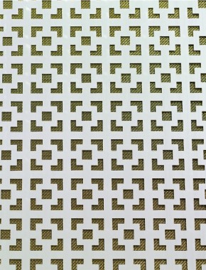 Dymchurch Silver anodised 2 X 1m with brass backing mesh 1