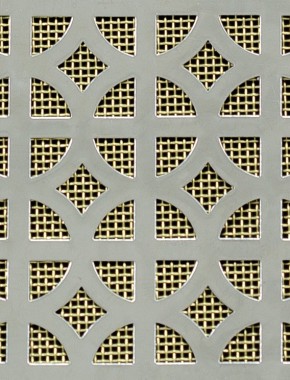 Ockley stainless 2 X 1m with brass backing mesh