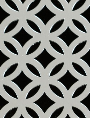 Inner Circle Silver anodised 1X1m with no backing mesh 0