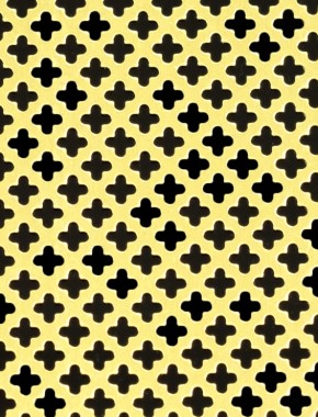 Fancy club brass 1X.665m with no backing mesh