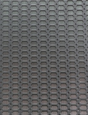 Slot & Diamond pewter 2 X 1m with stainless backing mesh cut to size 1