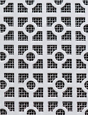 Moroccan Silver anodised 2 X 1m with stainless backing mesh 0