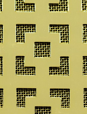Dymchurch Gold anodised 2 X 1m with brass backing mesh
