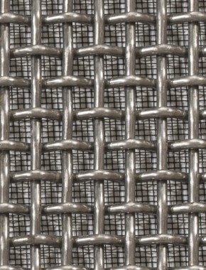 Crimped mesh 1X.665 6 X 6 SS3163 SQUAREBLACKmesh cut to size 0