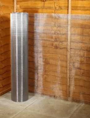 stainless steel 304 weld mesh 1/4 x 1/4 23G 3ft x 6m 0
