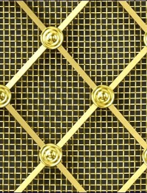 Regency Diamond brass regency diamon 41mm large mesh allplain