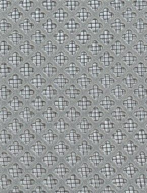Fancy club pewter 1X.665m with black backing mesh