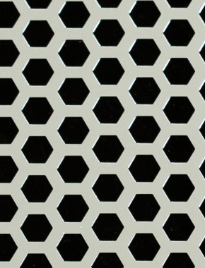 Honeycomb Silver anodised 1X.665m with no backing mesh 0