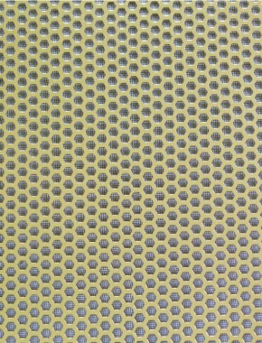 Honeycomb Gold anodised 1X1m with black backing mesh 1