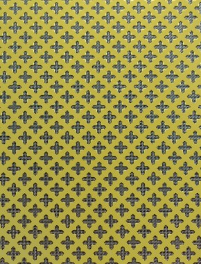 Small Cross Gold anodised 2 X 1m with stainless backing mesh 1