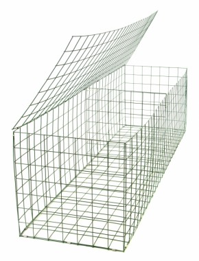 gabion basket Green PE 3mm 2m x 0.5m x 0.5m 0