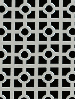 Moroccan Silver anodised 1X1m with no backing mesh 0