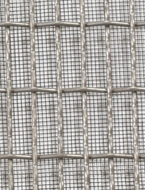 Crimped mesh 2 X 1 25 X 8 SS3042 SQUAREBLACKmesh