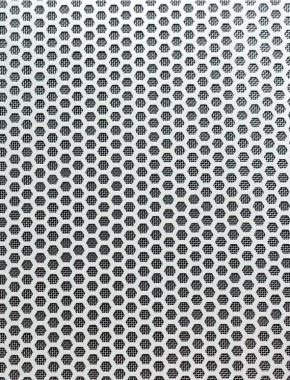 Honeycomb Silver anodised 1X.665m with stainless backing mesh 1