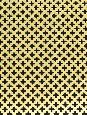 Small Cross brass 1X1m with no backing mesh 1