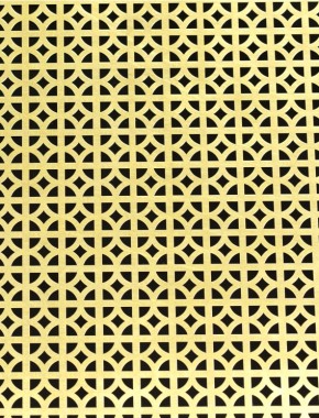 Ockley brass 2 X 1m with no backing mesh 1