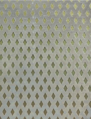 Small Diamond stainless 1X1m with brass backing mesh 1