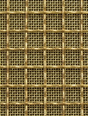 Crimped mesh 1X1 10X10 BRASS1.5 SQUAREBRASSmesh