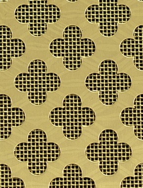Large Club brass 2 X 1m with brass backing mesh cut to size
