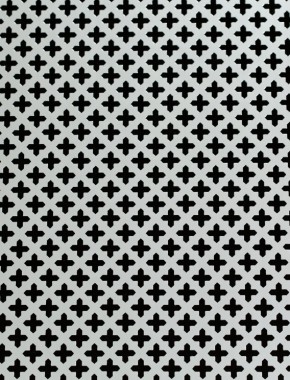 Small Cross Silver anodised 1X1m with no backing mesh 1