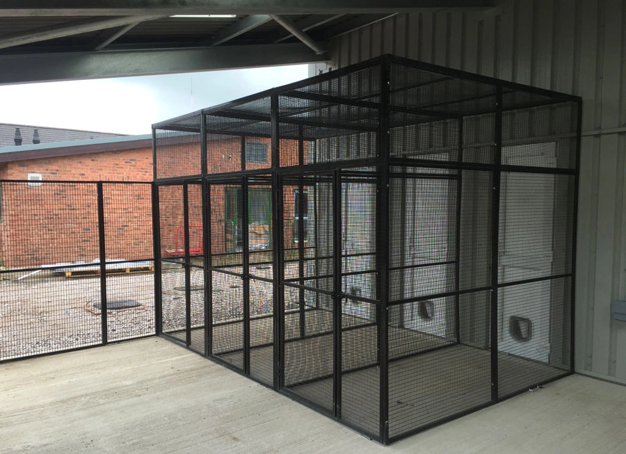 animal welfare centre external cage 4