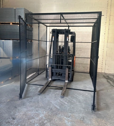 Fork lift truck cage
