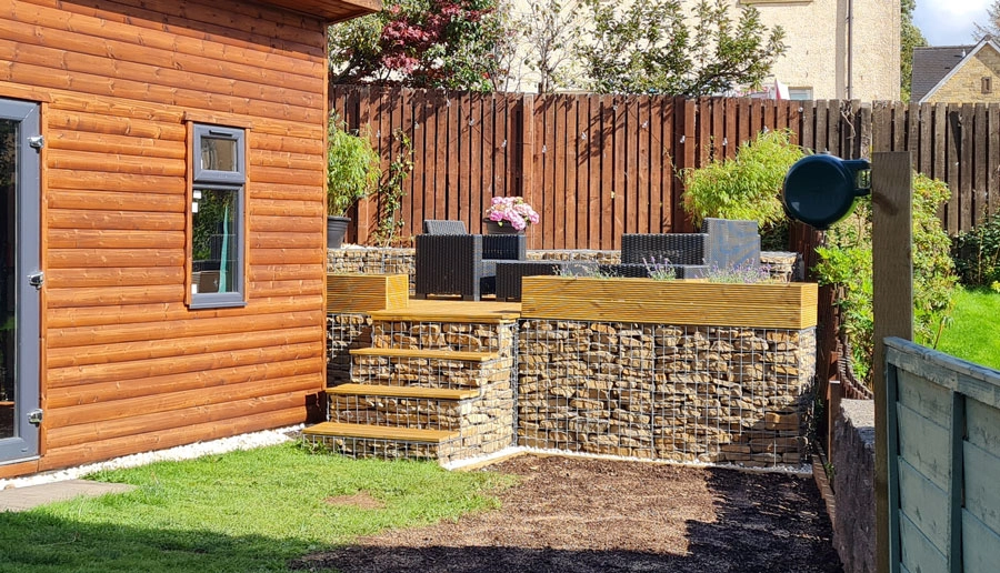 Gabion steps 1