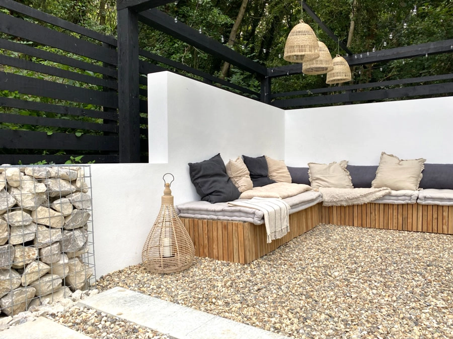 modern seating area