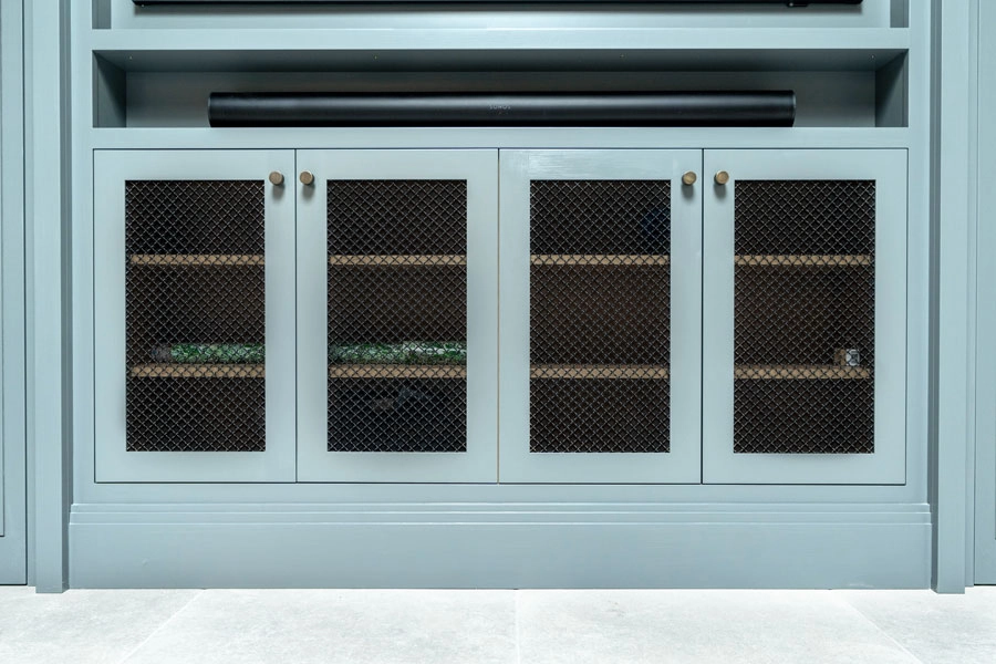 crimped mesh tv unit grille