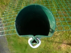 C Clip on Fencing Post