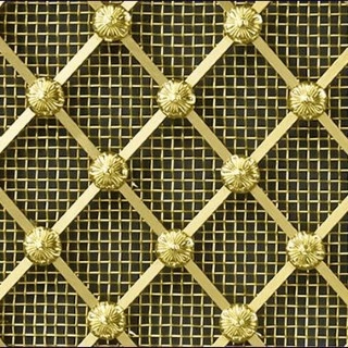 Regency Diamond brass regency diamon 25mm large mesh allfloral