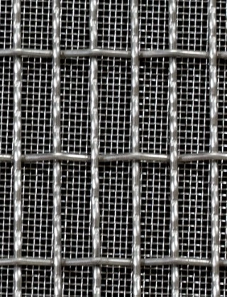 Crimped mesh 2 X 1 25 X 8 SS3042 SQUARESTAINLESS STEELmesh