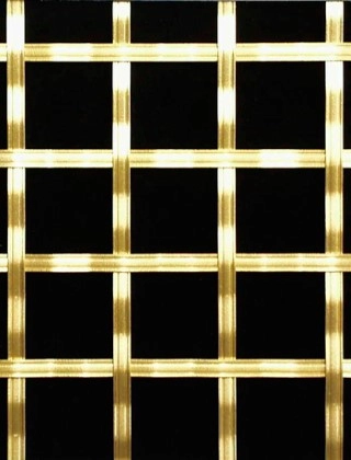 Hand Made Decorative 25mm ap4.7mm reededsquarebrassnobacking