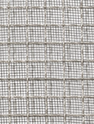 Crimped mesh 1X.665 10X10 SS3041.2 SQUAREBLACKmesh cut to size