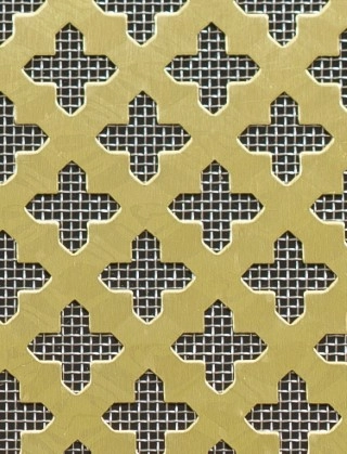 Small Cross brass 2 X 1m with stainless backing mesh cut to size