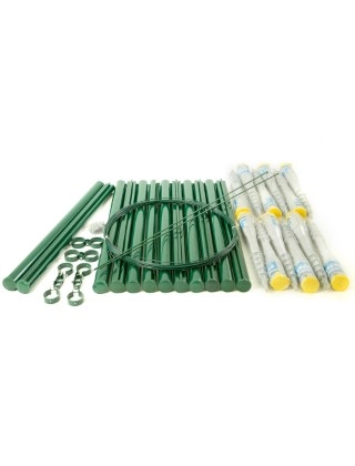 CHAIN LINK POST KIT 36(in); SCREW FIX 12 POSTS