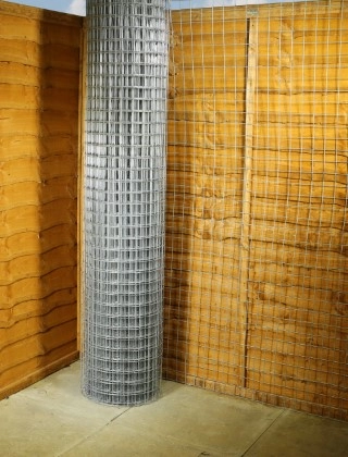 Galvanised wire mesh 2 x 2 10G 7ft x 12.5m