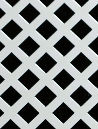 Lattice Silver anodised 2 X 1m with no backing mesh cut to size
