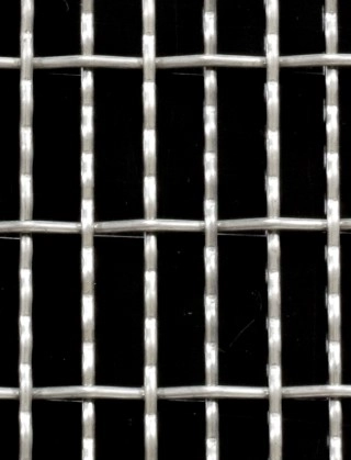 Crimped mesh 1X1 25 X 8 SS3042 SQUARENOmesh cut to size