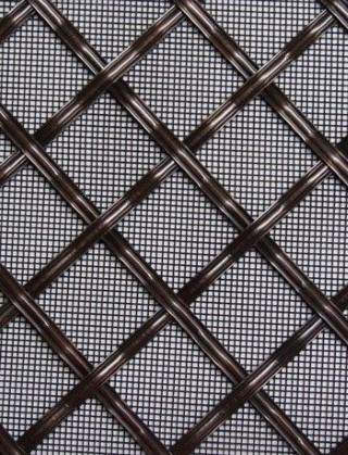 Hand Made Decorative 25mm ap4.7mm reededdiamondbma & laqueryesbacking