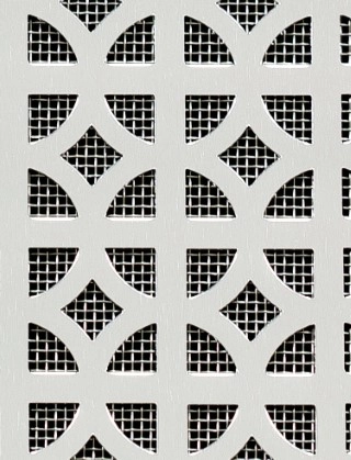 Ockley Silver anodised 2 X 1m with stainless backing mesh